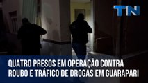 Quatro presos em operação contra roubo e tráfico de drogas em Guarapari