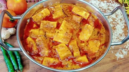 बिना दूध का खर्च किए सिर्फ एक कप कच्चे चावल से बनाए बहुत टेस्टी बिना पनीर कीसब्जी Indian Style Curry