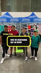 Reto de dominadas por un balón