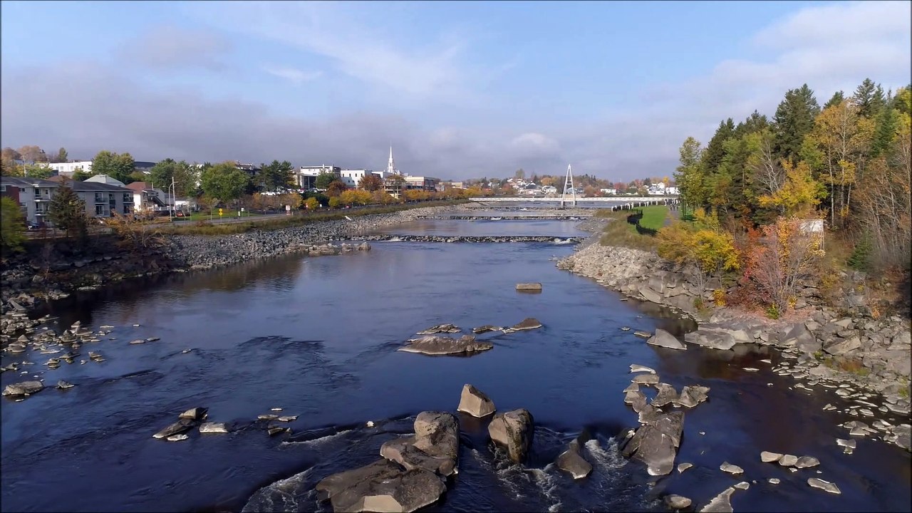 Drone Alma Pont Carcajou 14 Octobre 2021