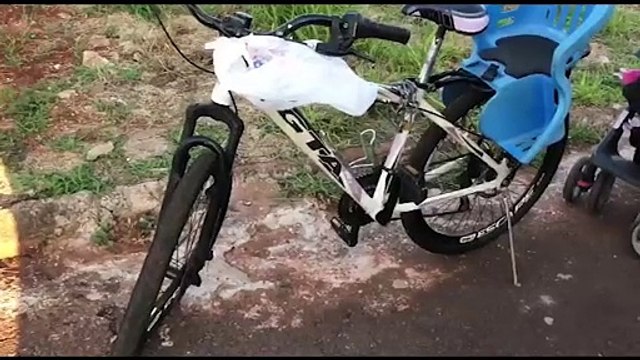 Mulher fica ferida em acidente na Rua Expresso Norte no Florais do Paraná