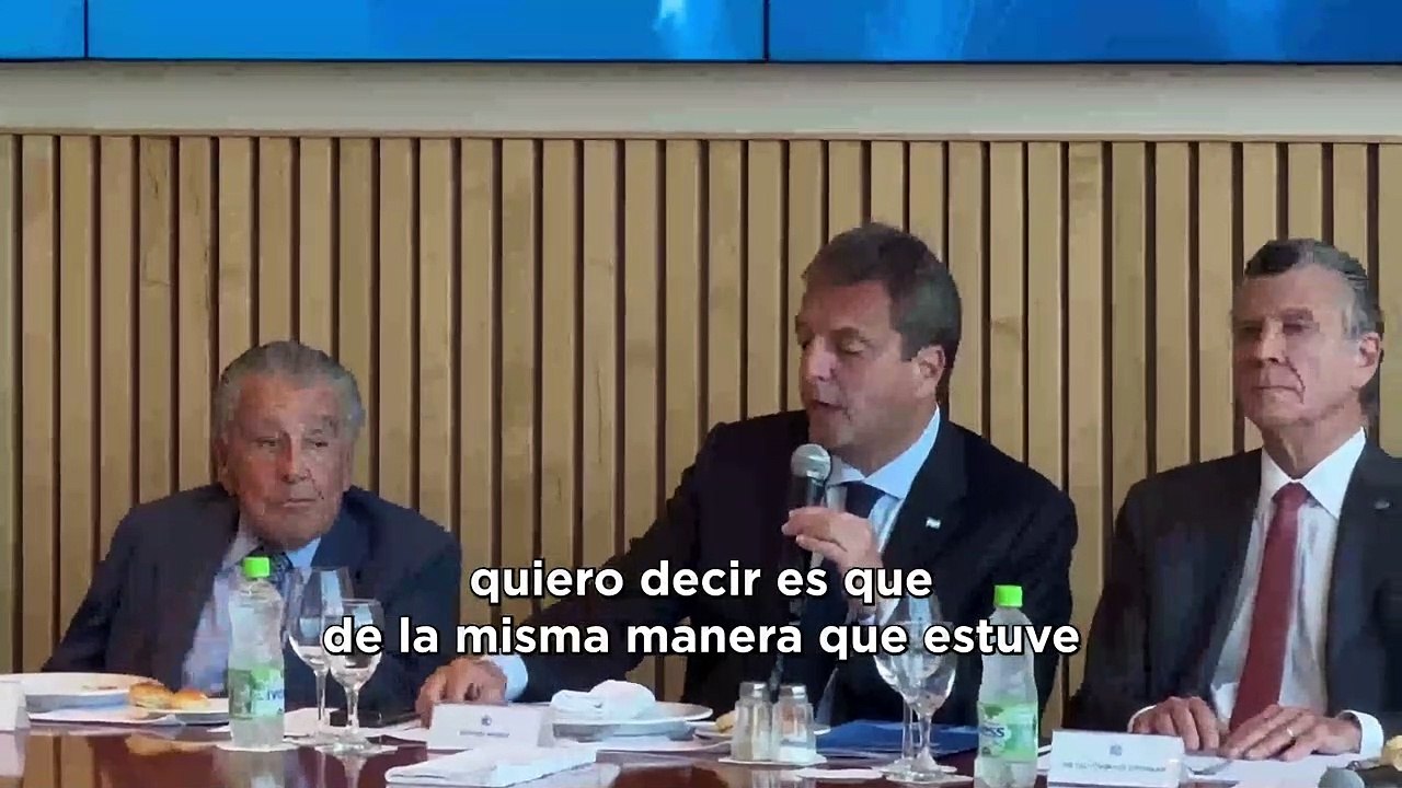 Massa: "Hasta que no los vea presos,no paro. Me voy a ocupar de que vayan en cana"