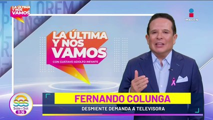 Fernando Colunga desmiente demanda a televisora