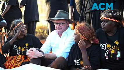 PM breaks down in tears during moving Aboriginal ceremony at Uluru