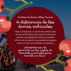 -ANDRÉS DE JESÚS VÉLEZ FRANCO- REGLAS Y SEÑALES DE TRÁNSITO PARA MONTAR BICI (PARTE 1) (@AndresdeJesus90)