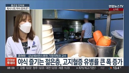 [출근길 인터뷰] 밤마다 '식욕 폭발'…혹시 나도 야식증후군?