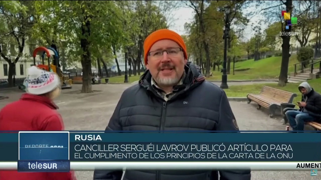 Canciller de Rusia, Serguéi Lavrov, predice riesgos de un conflicto global