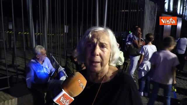 Fiaccolata per Israele all'Arco di Tito, ecco le voci dei manifestanti