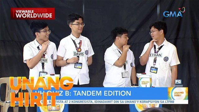 UH Quiz B tandem edition sa Philippine Science High School | Unang Hirit