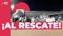 Avión de la Fuerza Aerea Mexicana despega de Israel con 143 mexicanos