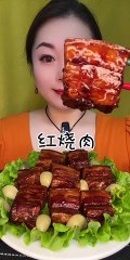 Tender Braised Pork Belly ASMR Mukbang | Fast Eating Show