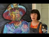 La regina prima al mondo quando ROBOT dipinge il ritratto di Sua Maestà per Platinum Jubilee