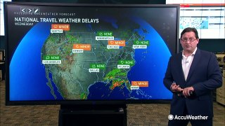 Storms to cause travel delays in many parts of the US this Wednesday