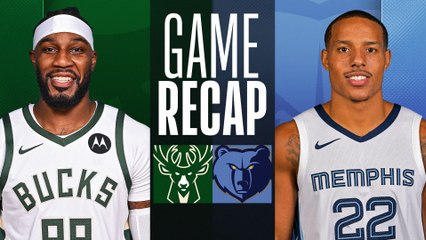 Game Recap: Grizzlies 108, Bucks 102