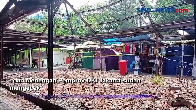Hampir 2 Tahun Bangunan Bekas Kebakaran di Lenggang Jakarta Diabaikan, Pedagang Resah