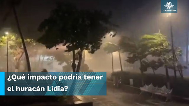 Ante la llegada del huracán Lidia ¿qué recomiendan las autoridades?