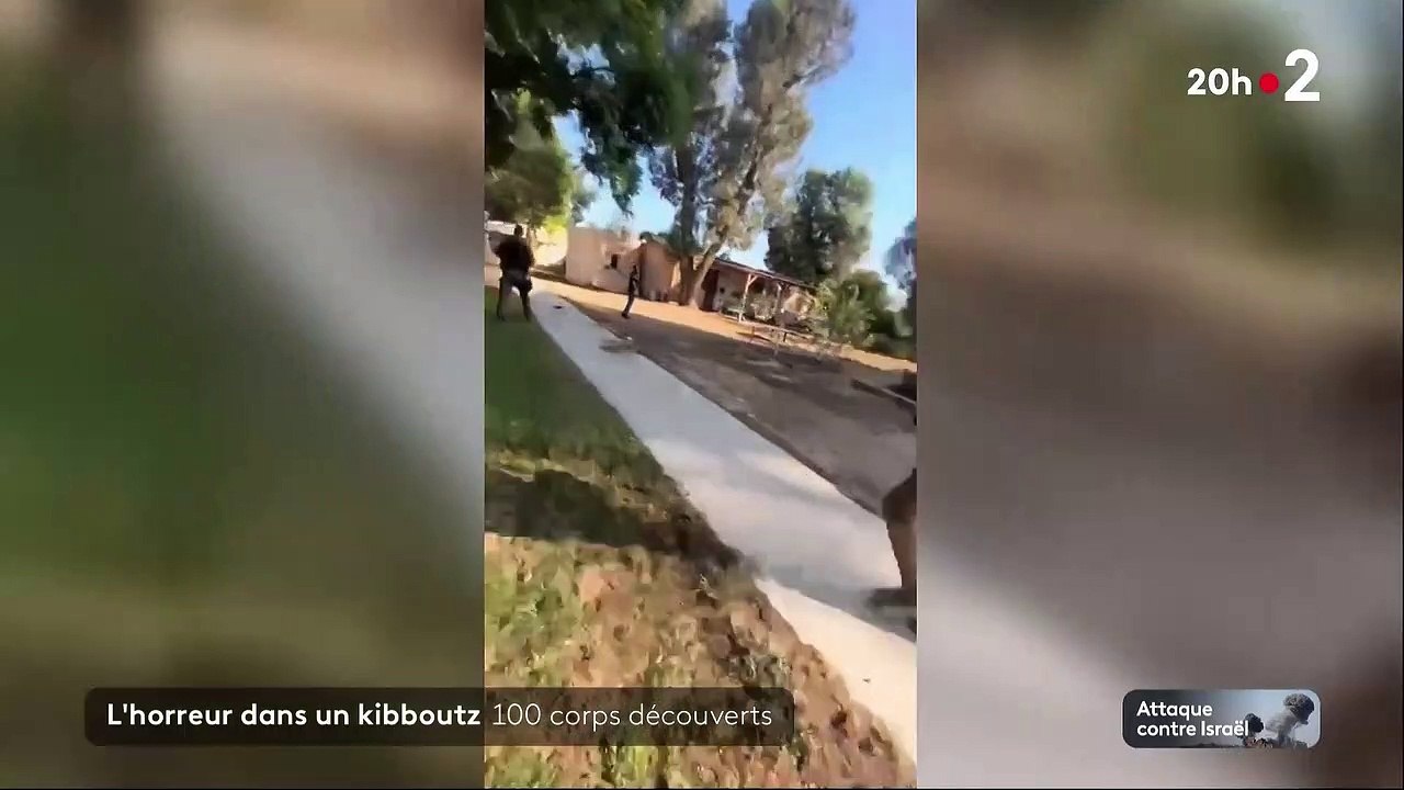 Attaque du Hamas : Regardez l'attaque du Kibboutz de Be'eri, non loin de la bande de Gaza, filmé minute par minute par les caméras de vidéo surveillance et par les terroristes