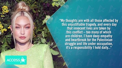 Gigi Hadid Calls Israel-Hamas War An 'Unjustifiable Tragedy'