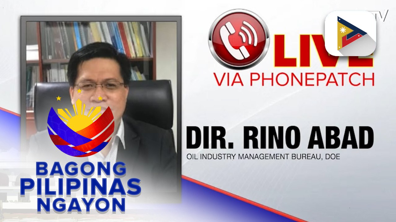 Panayam kay Oil Industry Management Director Rino Abad video Dailymotion