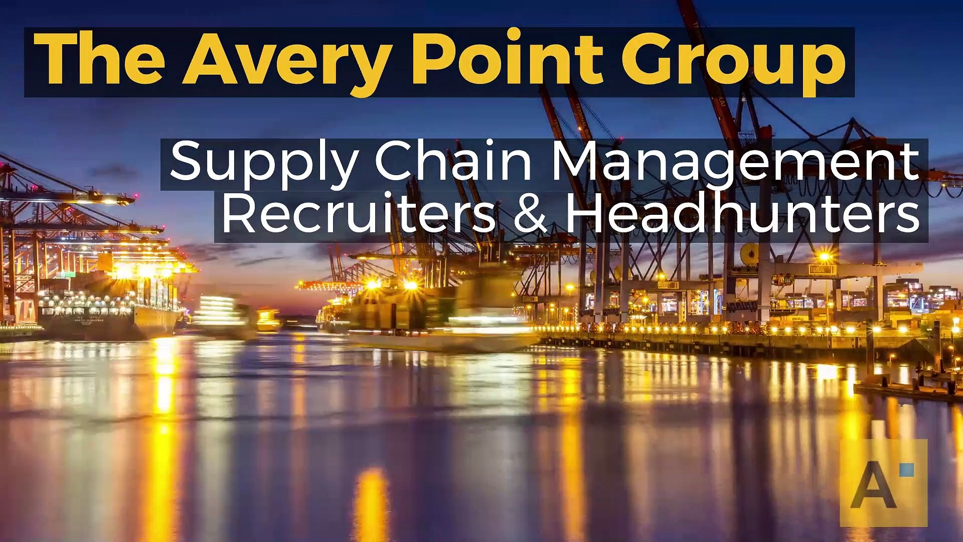 Nationwide Supply Chain Recruiter - The Avery Point Group - video  Dailymotion