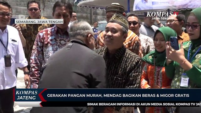 Gerakan Pangan Murah, Mendag Zulkifli Hasan Bagikan Beras dan Migor Gratis