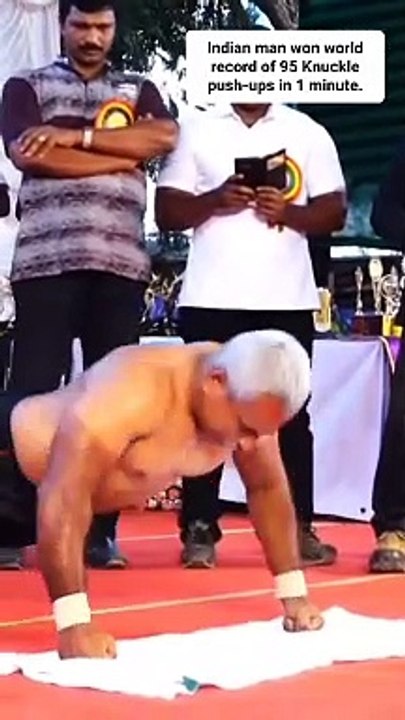 99 Knuckle push up world record 2017