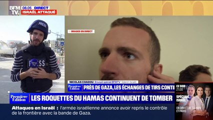Israël: notre journaliste Nicolas Coadou revient sur son duplex perturbé par l'alerte aux bombardements à Sdérot