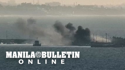 Israeli army hits Hamas naval targets