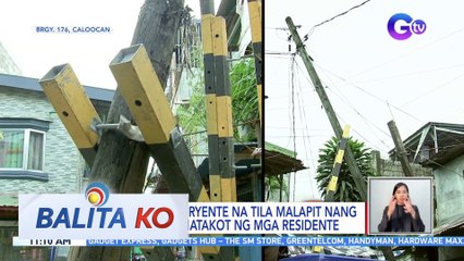 2 poste ng kuryente na tila malapit malapit nang matumba, ikinatakot ng mga residente | BK