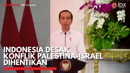 Indonesia Desak Konflik Palestina-Israel Dihentikan