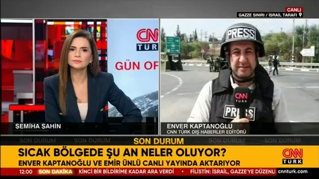 CNN TÜRK ekibi savaşın kalbinde: Gazze'nin sıfır noktasında şu an