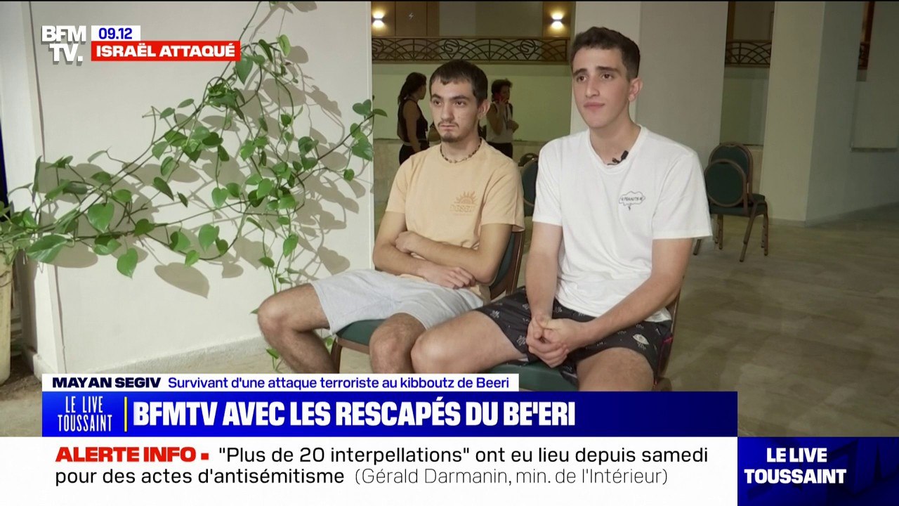 "Je me suis caché dans les buissons et j'ai compté les secondes": un rescapé du kibboutz de Beeri en Israël témoigne