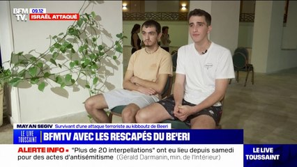 "Je me suis caché dans les buissons et j'ai compté les secondes": un rescapé du kibboutz de Beeri en Israël témoigne