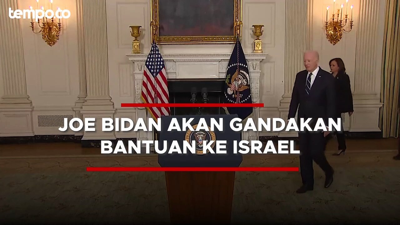 Joe Biden Bilang Amerika akan Melipatgandakan Bantuan Serangan untuk Israel