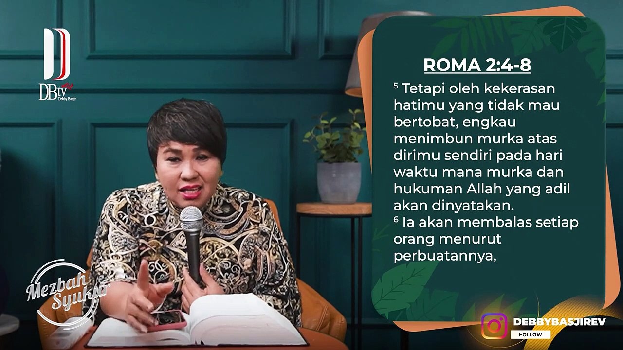 Roma 2 ayat 4 - Debby Basjir #debbybasjir