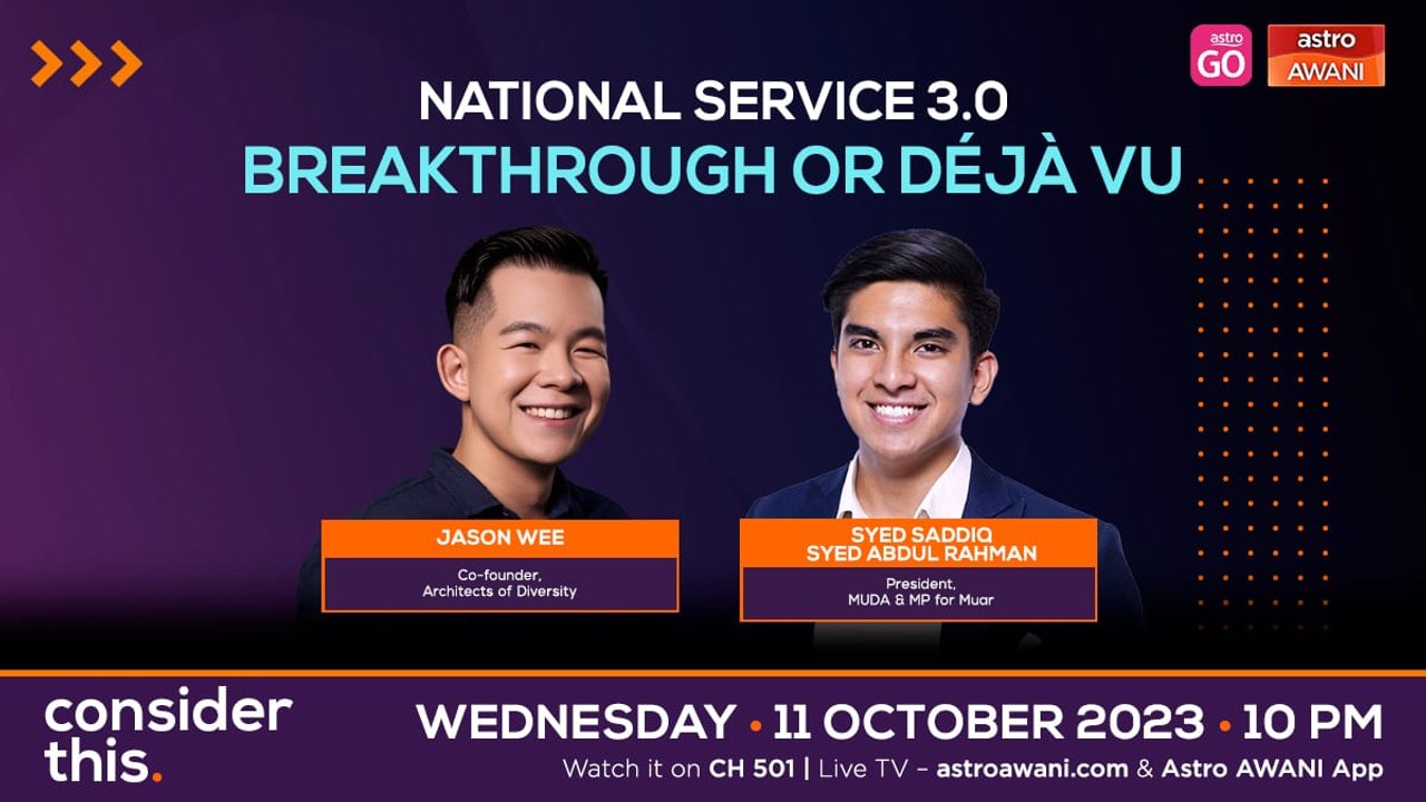 Consider This: National Service 3.0 (Part 1) - Redesign PLKN, Focus on Bridging Divides