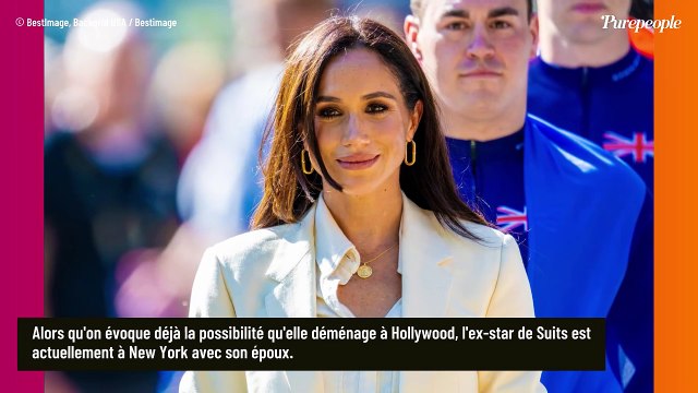 Meghan Markle : Épaules dénudées et blazer immaculé, la duchesse laisse le prince Harry sans voix à New York