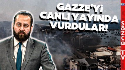Gazze'nin Canlı Yayında Vurulma Anları! Karadan Denizden Havadan 2 Dakikada Bir Vuruluyor