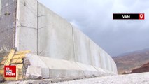 Van-İran sınırına 145 kilometre beton duvar örüldü