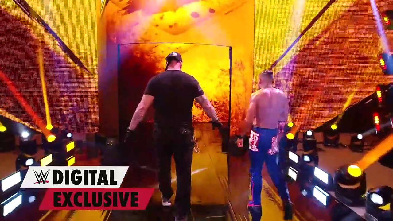 EXCLUSIVE FOOTAGE The Undertaker and Carmelo Hayes share a moment after NXT_720p