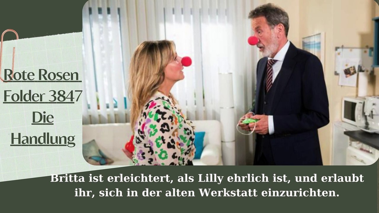 Rote rosen folge 3847 clown-einsatz - die handlung
