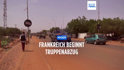 Frankreich beginnt mit Truppenabzug aus Niger