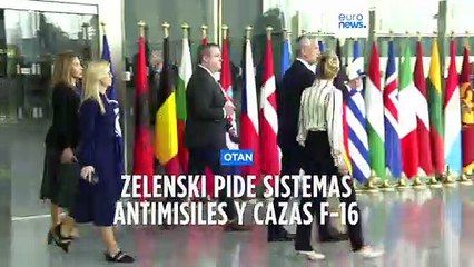 Video herunterladen: Guerra Ucrania | Zelenski en la sede de la OTAN en Bruselas por primera vez desde la invasión rusa