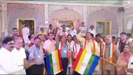 जयपुर से महावीरजी : अहिंसा का प्रचार करते हुए 15 अक्टूबर पहुंचेंगे पदयात्री