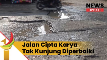 jalan cipta karya tak kunjung diperbaiki