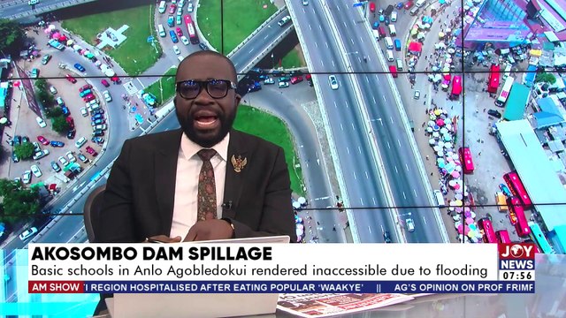Akosombo Dam Spillage: Basic schools in Anlo Agobledokui were rendered inaccessible due to flooding