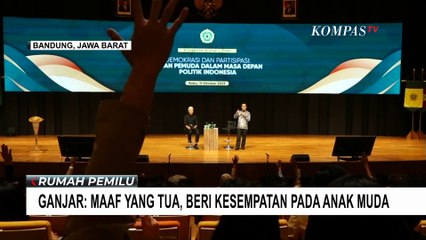 Isi Kuliah Umum di Unpar, Ganjar: Beri Kepercayaan pada Anak Muda Kelola Negara