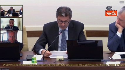 Giorgetti: Incertezza che caratterizzava contesto Def non si ? diradata