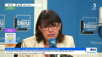 Isabelle Eloir, présidente du club d'entreprises Cestas-Canéjan