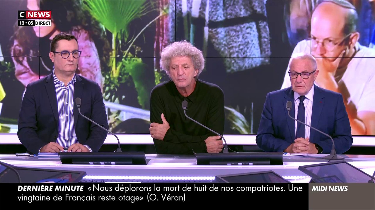 Attaque du Hamas - Le réalisateur Elie Chouraqui en larmes ce midi sur le plateau de CNews